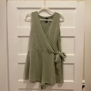 Mink Pink sage green romper